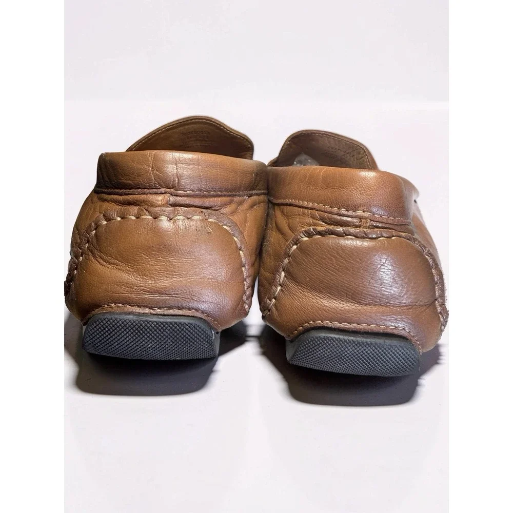 Flag Ltd. Nappa Glove Tan Leather Men's Loafer Size 10